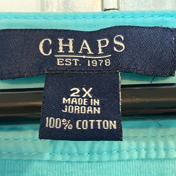 💲⬇️ Chaps Women's Tunic Blouse Top - Picture 4 of 6